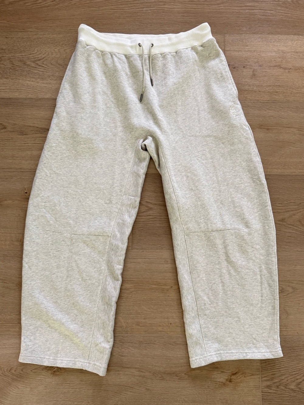 Free People Movement You Wish Sweatpants Joggers M Heather Gray Wide leg